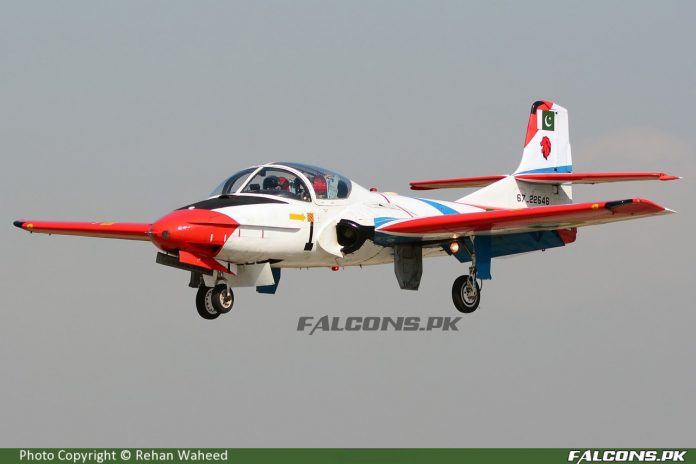PAF T 37 trainer aircraft crashes in Mardan during routine flight
