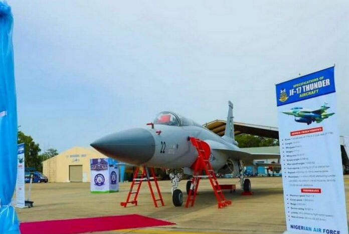 Pakistan Aeronautical Complex Kamra formally handed over JF 17 Thunder to Nigerian Air Force