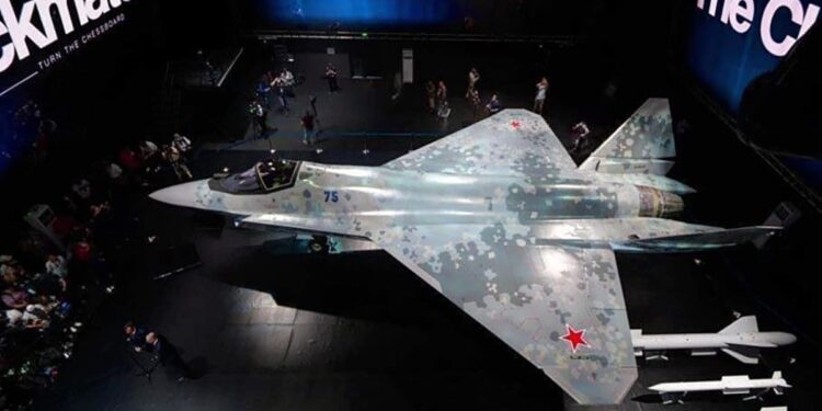 Russia unveils new Sukhoi Su-75 Checkmate fighter jet