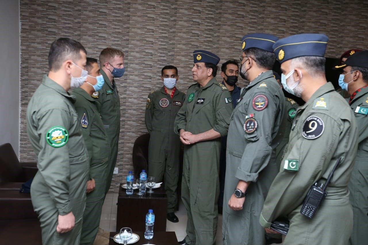 Air Chief reviews Multi national Exercise ACES Meet 2021 2 1