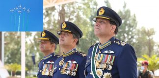 Graduation Ceremony of 145th GD P 91st ENGG and 101st AD Courses held at PAF Academy 1