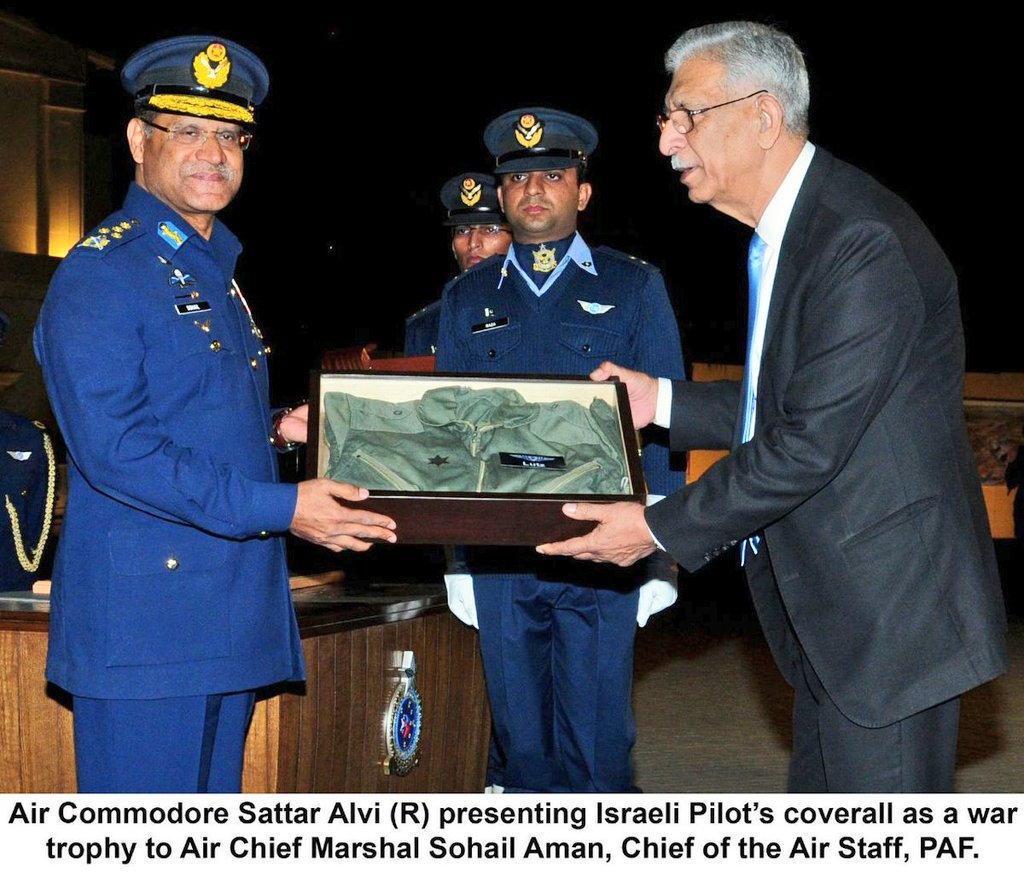 PAF honours the man who shot down Israeli Mirage in 1974 Arab Israel War