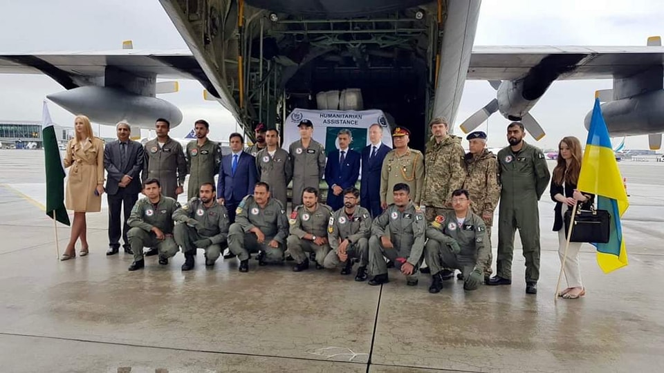 PAF C 130 aircraft arrived in Poland with emergency supplies for Ukraine 2