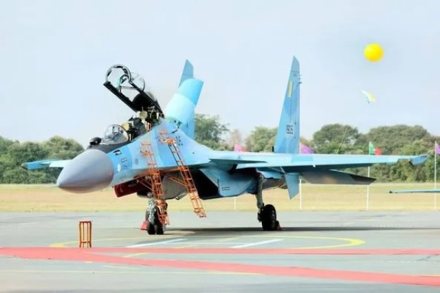 Myanmar Air Force inducts first two Su 30SME fighters and helicopters