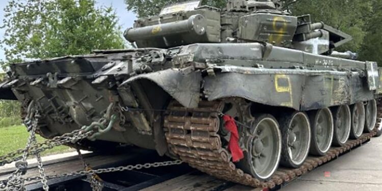 Captured Russian T 90 tank spotted in the US