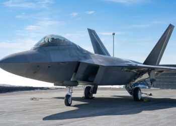 Damaged F 22 Raptor returns to active service