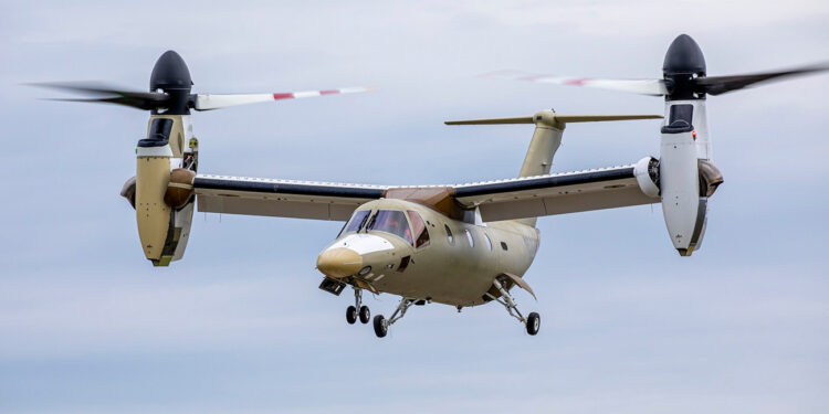 First production AW609 tiltrotor aircraft makes maiden flight