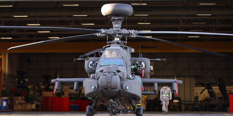 New AH 64E Apache attack helicopter enters service
