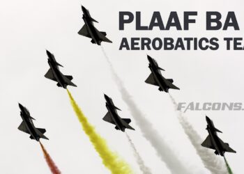 PLAAF J-10S August 1st Ba Yi Aerobatics Team Flying Display
