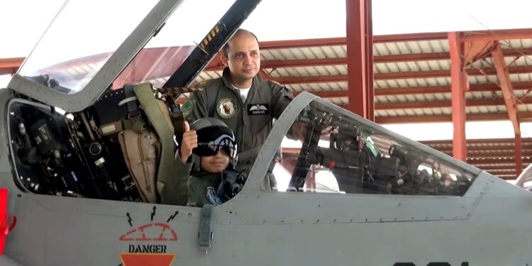 Pakistan Air Force made aspiring Thalassemia Child ‘Pilot for a day’