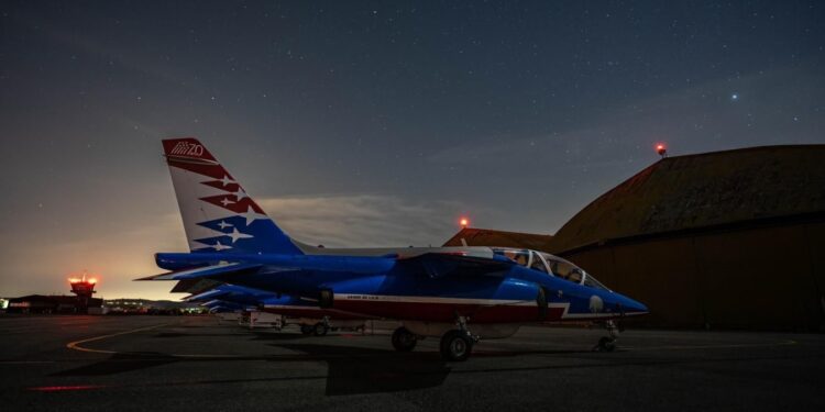 Patrouille de France aerobatic team unveils new livery for 70th anniversary