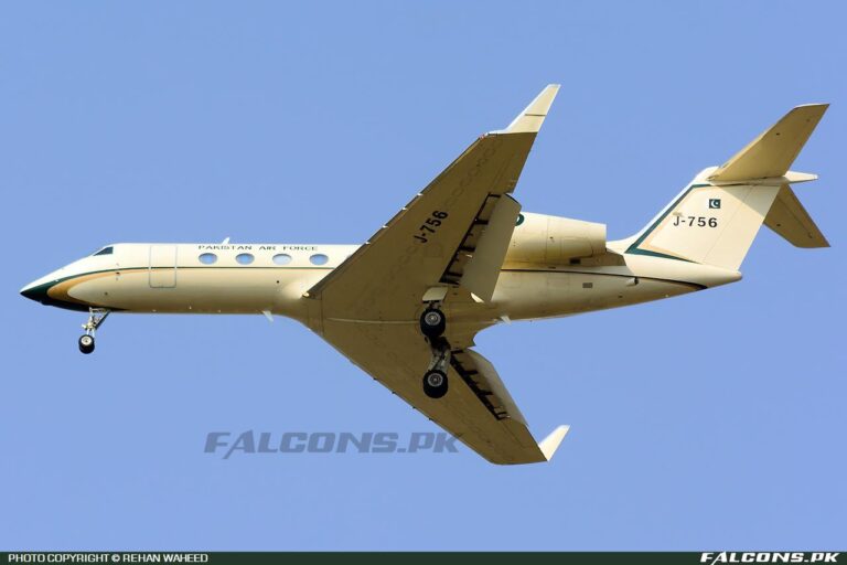 Pakistan Air Force (PAF) Gulfstream G450, Reg: J-756 (Photo by Rehan Waheed)