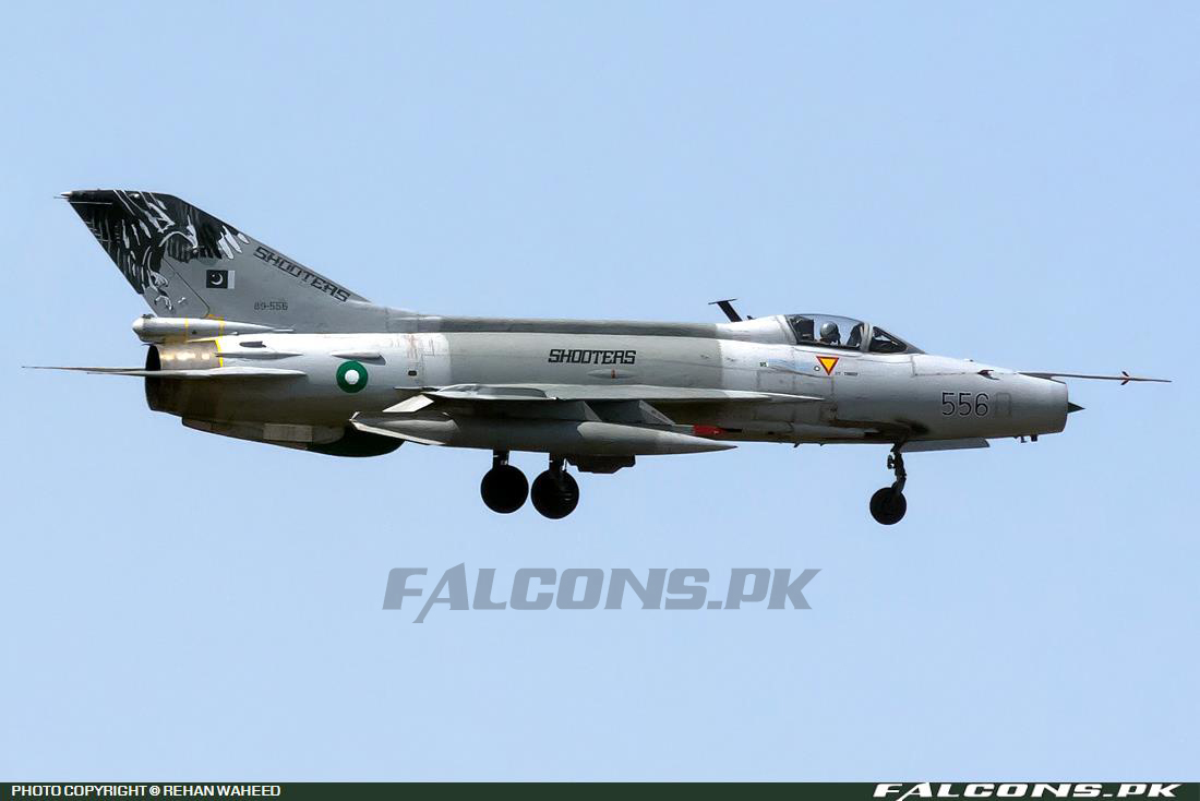 Pakistan Air Force (PAF) Chengdu F-7P, Reg: 89-556 (Photo by Rehan Waheed)