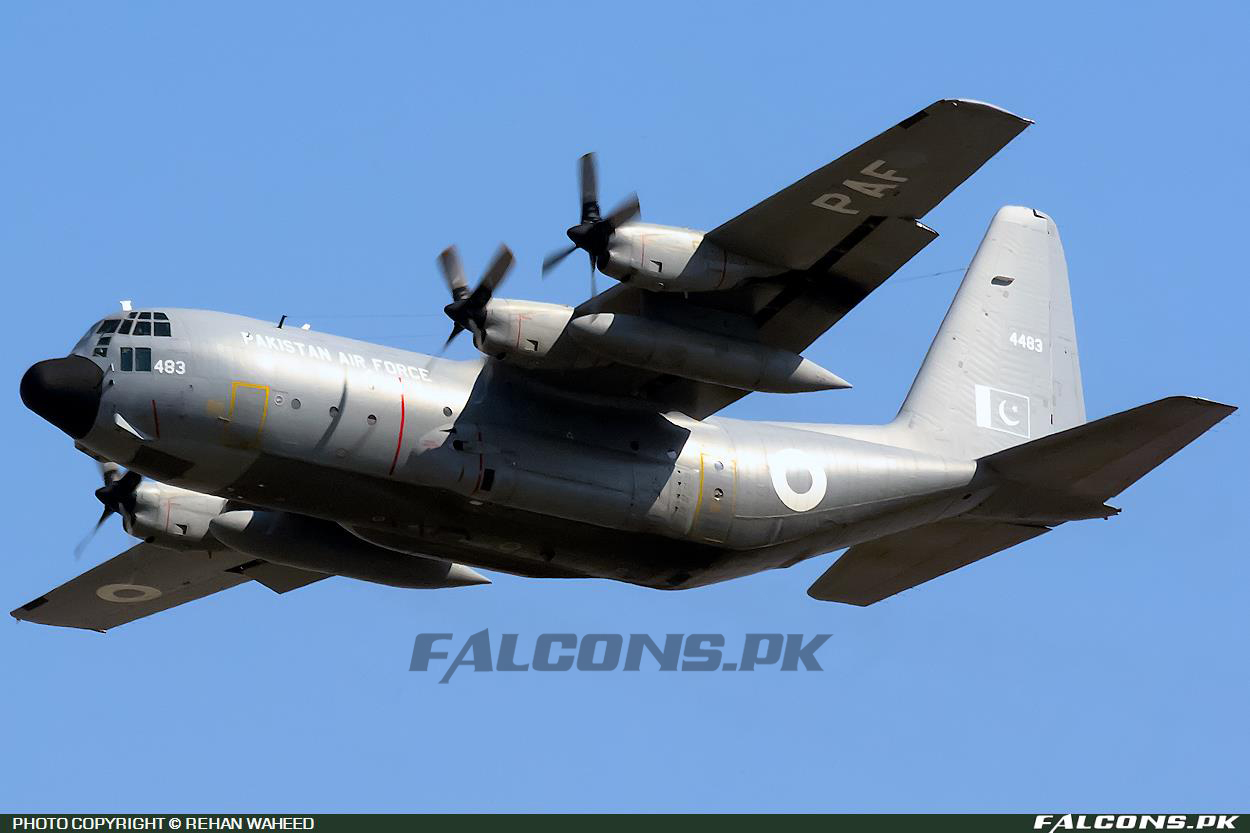Pakistan Air Force (PAF) Lockheed C-130H Hercules, Reg: 4483 (Photo by Rehan Waheed)