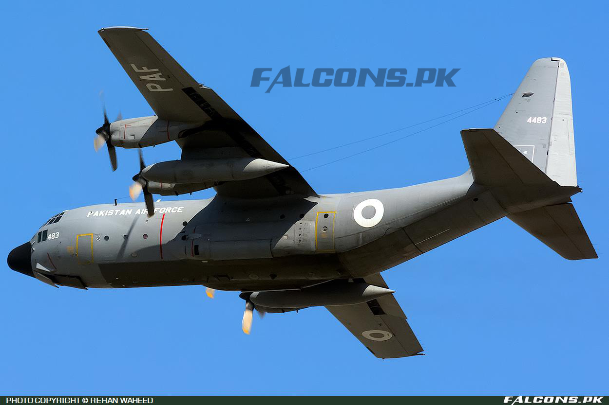 Pakistan Air Force (PAF) Lockheed C-130H Hercules, Reg: 4483 (Photo by Rehan Waheed)