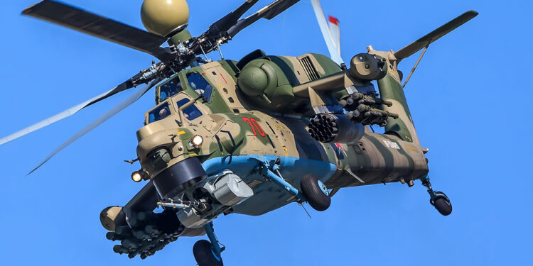 Russian Mi 28 attack helicopter crashes over Crimea, 2 pilots dead
