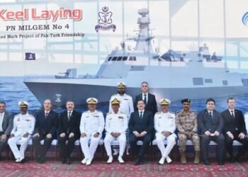 Turkish ASFAT Lays Keel of 4th PN MILGEM Corvette in Karachi