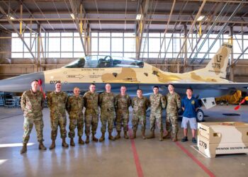 USAF Mig Killer F 16 receives heritage color scheme