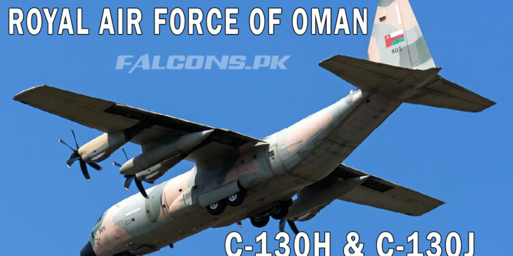 Royal Air Force of Oman C-130H Hercules & C-130J Hercules Approaches for Landing
