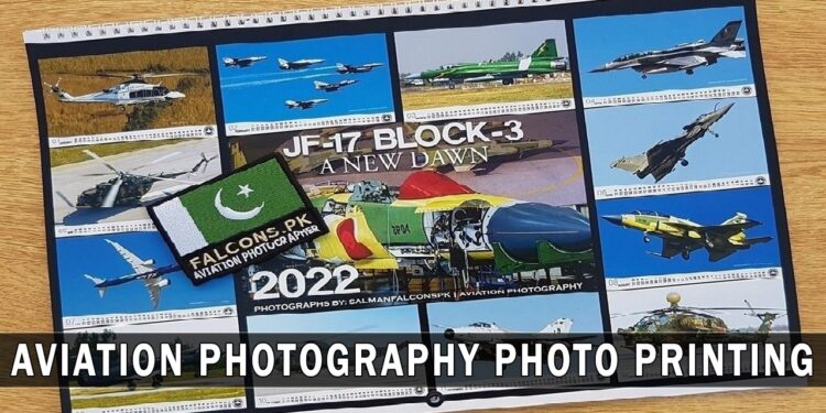 Aviation Wall Calendar 2022 - Aviation Photography Photo Printing | Falcons.PK
