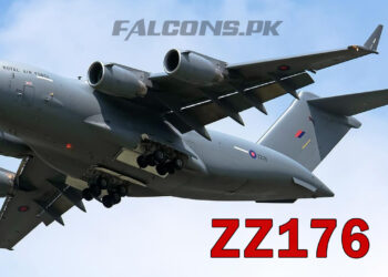 RAF Boeing C-17A Globemaster III ZZ176 Approaches for Landing