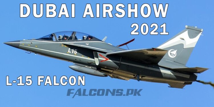 HONGDU L-15/JL-10 FALCON Supersonic Trainer & Attack Aircraft Flying Display at Dubai Airshow 2021