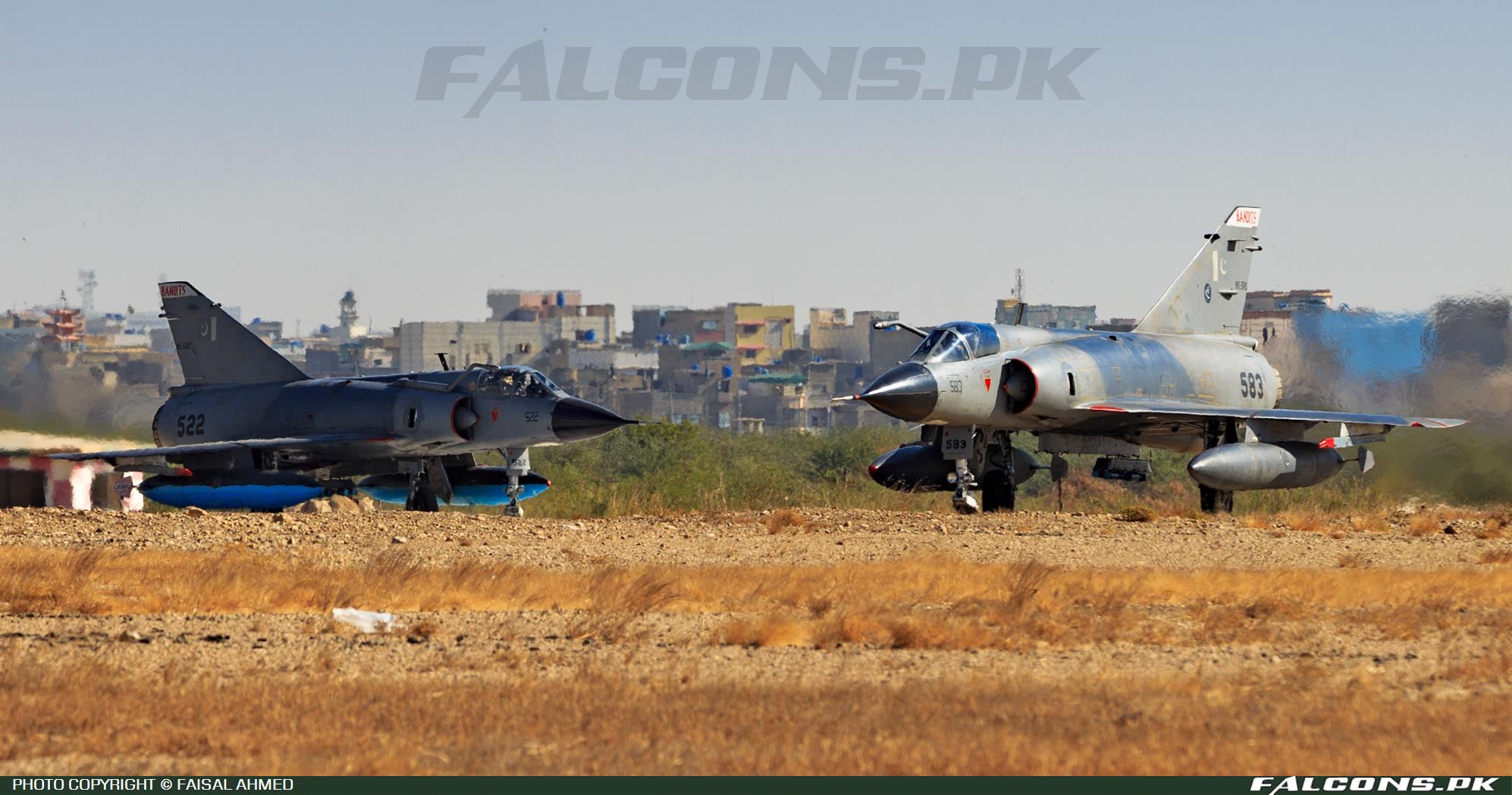 Pakistan Air Force (PAF) Dassault Mirage IIIEA, Reg: 90-583 (Photo by Faisal Ahmed)