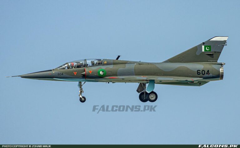 Pakistan Air Force (PAF) Dassault Mirage 3DA, Reg: 90-604 (Photo by Zohaib Malik)