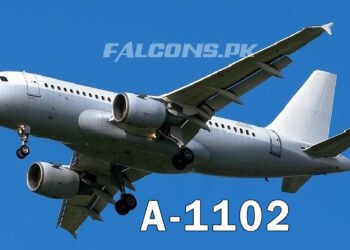 Pakistan Air Force (PAF) Airbus A319 | A-1102 Approaches for Landing