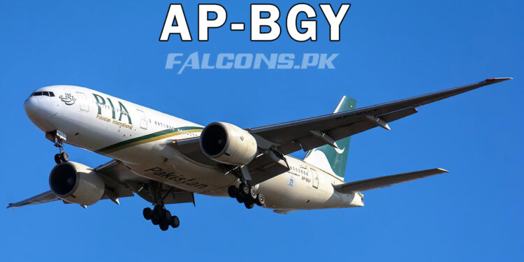 Pakistan International Airlines (PIA) Boeing 777-240LR | AP-BGY approaches for landing