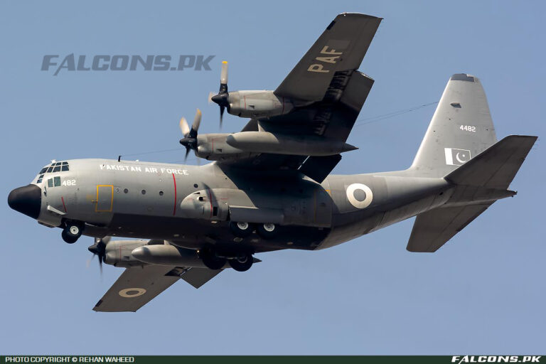Pakistan Air Force (PAF) Lockheed C-130H Hercules, Reg: 4482 (Photo by Rehan Waheed)