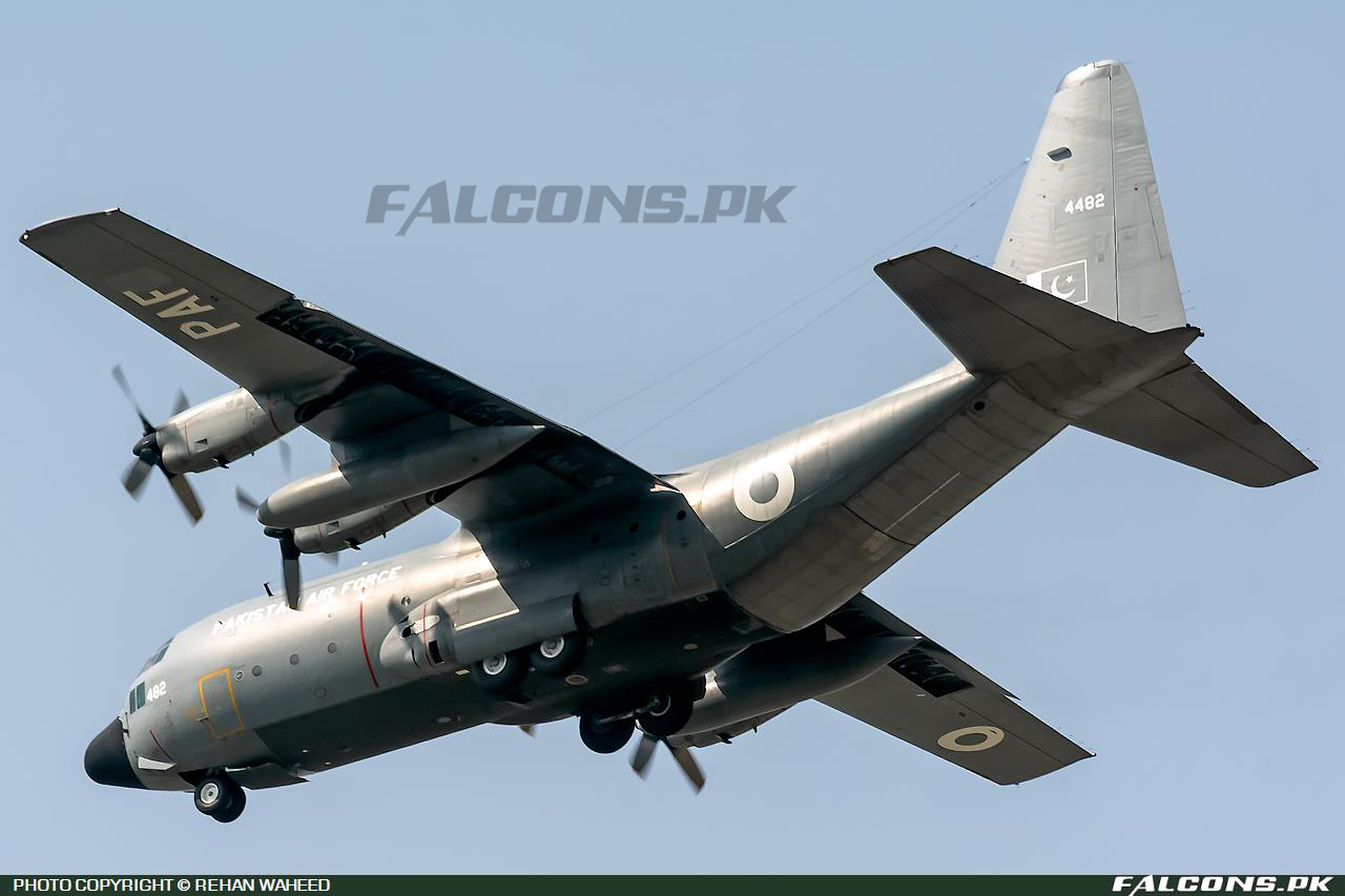 Pakistan Air Force (PAF) Lockheed C-130H Hercules, Reg: 4482 (Photo by Rehan Waheed)
