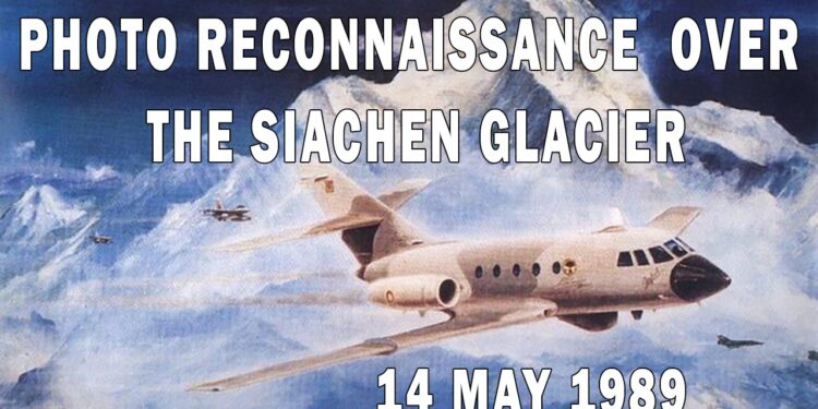 Siachen Glacier World's Highest Battleground - PAF Photo Reconnaissance Mission - 14th May 1989