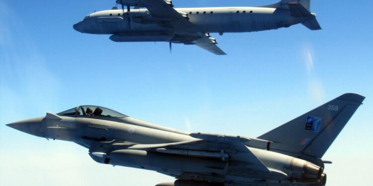 RAF Typhoons intercept Russian aircraft near NATO airspace