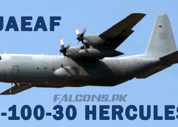 Lockheed L-100-30 Hercules UAE Air Force (C-130 1215) Approaches for Landing