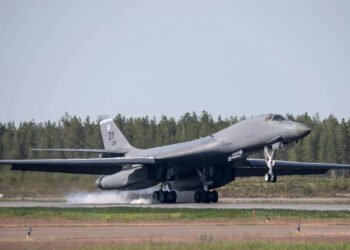 US Air Force B-1B bombers landed in Sweden for the first time