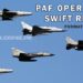 PAF Operation Swift Retort Formation Flypast | F-16 Falcon, JF-17 Thunder, Mirage & F-7PG Jets