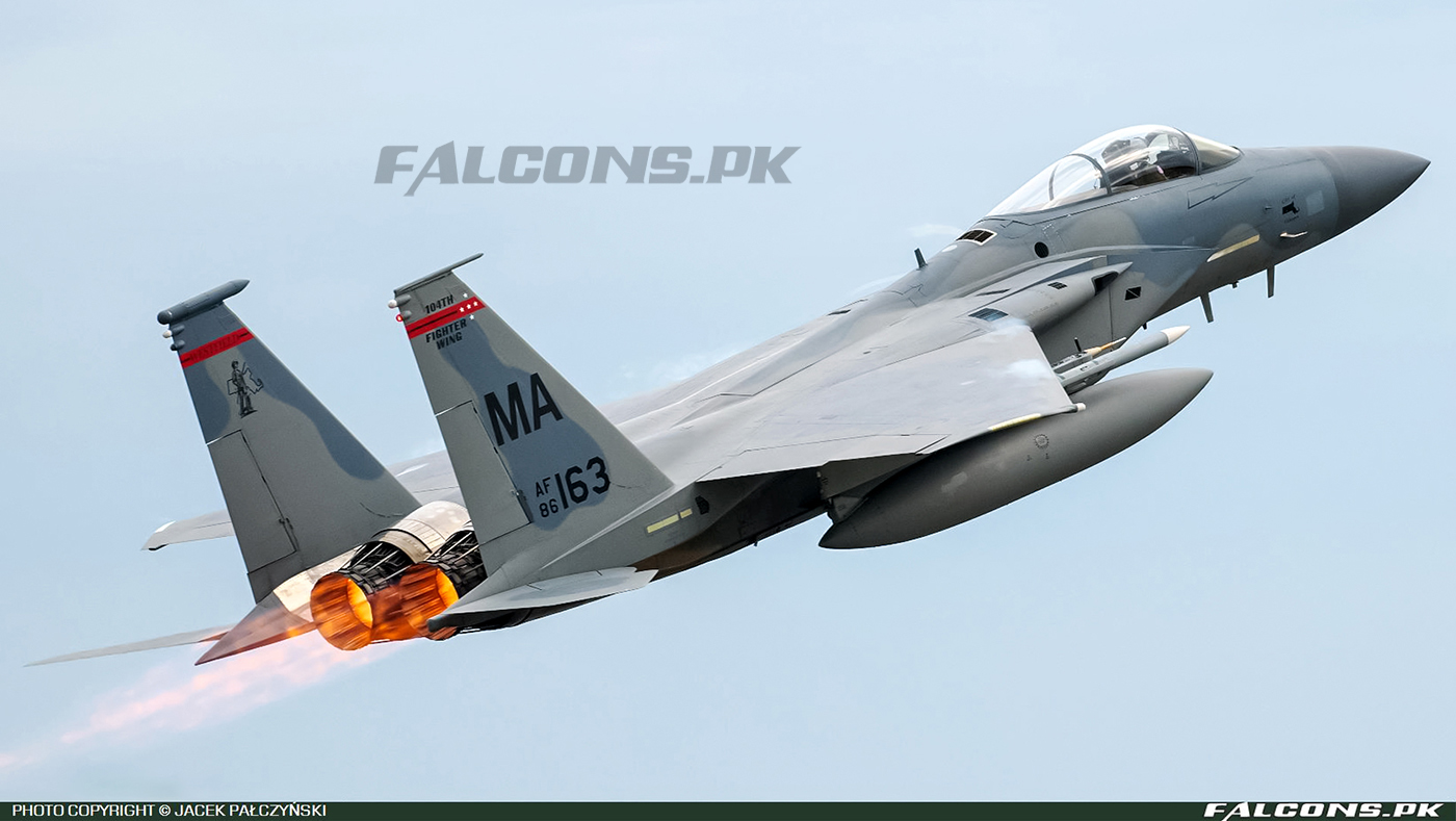 United States Air Force (USAF) McDonnell Douglas F-15C Eagle, Reg: 86-0163 (Photo by Jacek Pałczyński)
