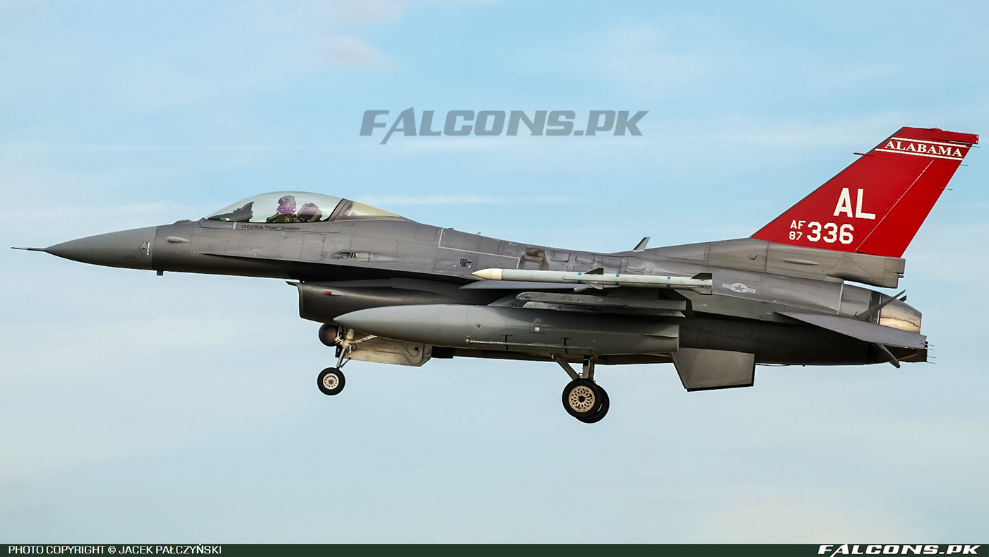 United States Air Force (USAF) Lockheed Martin F-16C Fighting Falcon, Reg: 87-0336 (Photo by Jacek Pałczyński)