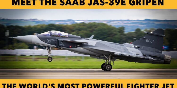 Meet The Saab JAS-39E Gripen Multirole Combat Aircraft