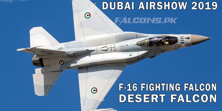 Dubai Airshow 2019 - Day 04: F-16 Desert Falcon UAE Air Force Flying Display