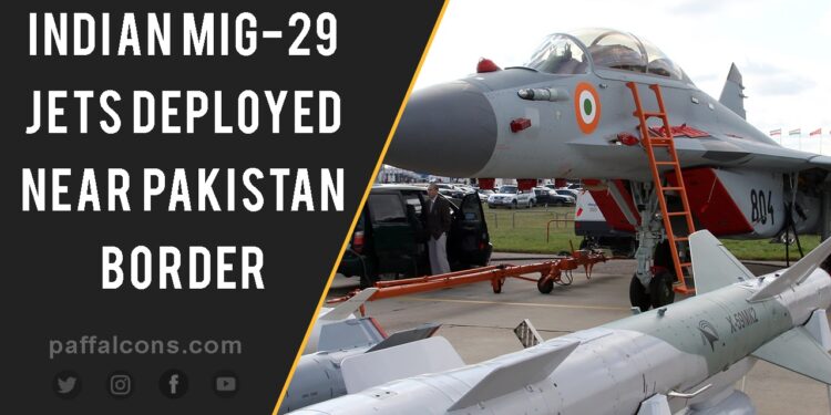 Indian MiG-29 jets deployed near Pakistan border, replacing MiG-21 Squadron