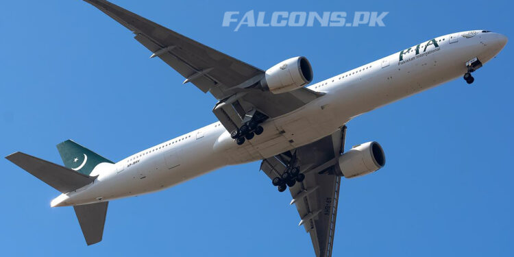 PIA Boeing 777 aircraft developing technical faults due to lack of maintenance (Photo by SalmanFalconsPK)