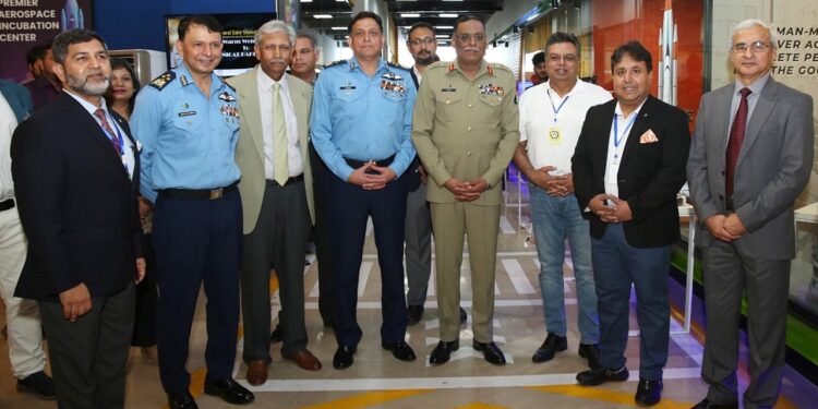 CJCSC General Sahir Shamshad Mirza visits National Aerospace Science and Technology Park