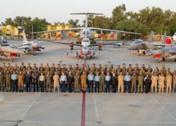 COAS General Syed Asim Munir witness the on-going Aerial Exercise Indus Shield 2023