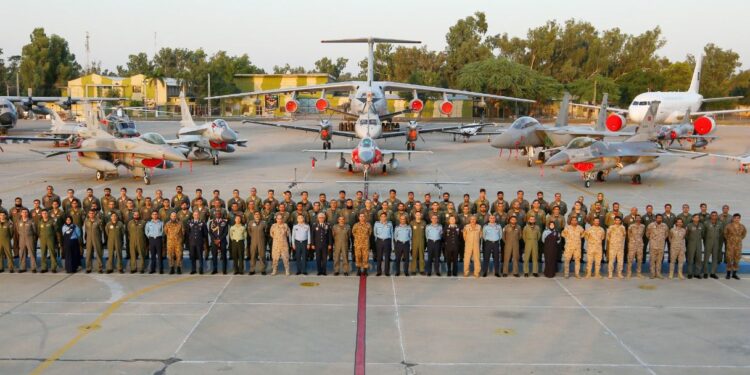 COAS General Syed Asim Munir witness the on-going Aerial Exercise Indus Shield 2023