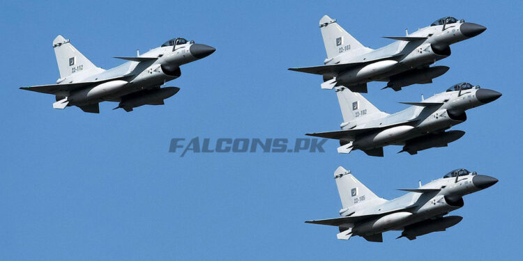 Pakistan Air Force deploys Chinese-made arsenal in Multinational Air War Games (Photo by SalmanFalconsPK)