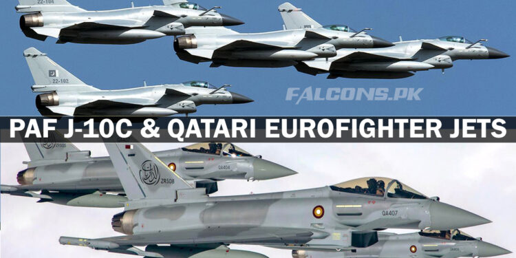 PAF J-10C & Qatari Eurofighter Jets | Joint Air Exercise Zilzal-2