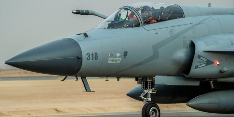 PAF's JF-17 Thunder Block-III Fighter Jet participates in World Defense Air Show 2024
