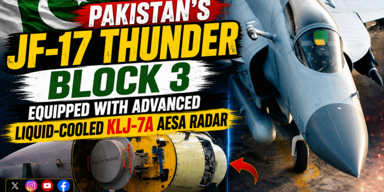 Pakistan's JF-17 Block 3 Equipped with Advanced Liquid-Cooled KLJ-7A AESA Radar